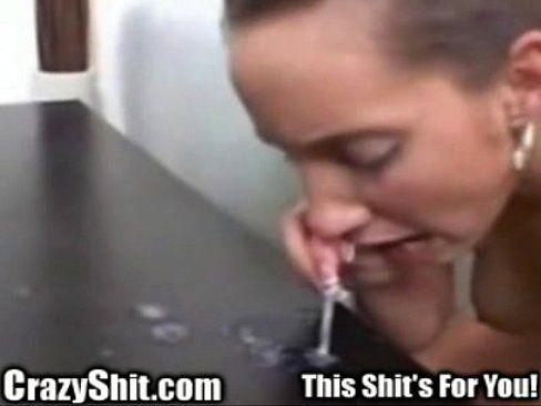 Cum Snorting